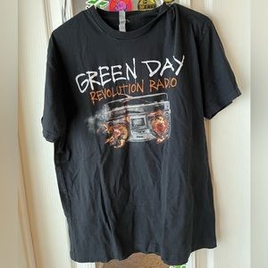 Unisex Green Day Revolution Radio Tour Tee Shirt